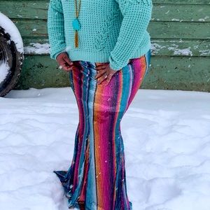 Serape skirt